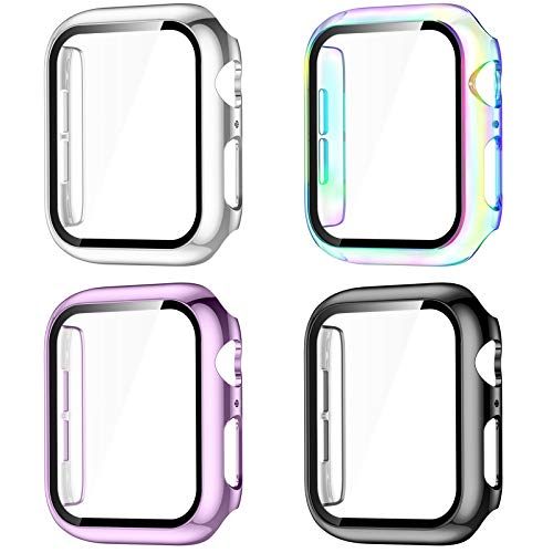 Foto 2 pulgar | Cubierta Completa PC Hard para Caja de Apple Watch 38 mm Geak con Protector de Pantalla -Venta Internacional