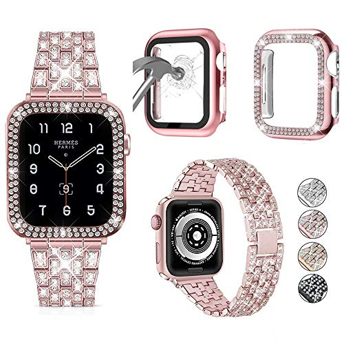 Foto 2 pulgar | Combo Johipi Correa para Apple Watch + Case 38/44/42/44/45 mm de Metal con Protector de Pantalla -Venta Internacional