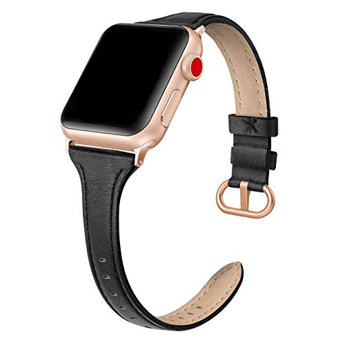 Correa de Cuero Swees Compatible con Apple Watch 38/40/41 mm -Venta Internacional