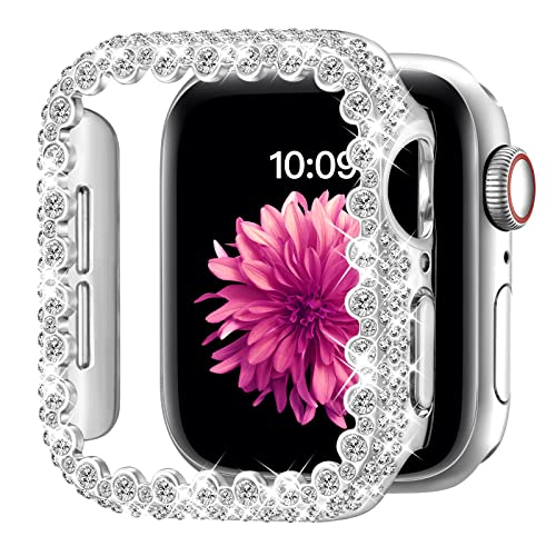 Foto 2 pulgar | Venta Internacional - Case de Parachoques Bling Gagabang para Apple Watch Series 6 5 4 SE 44 MM