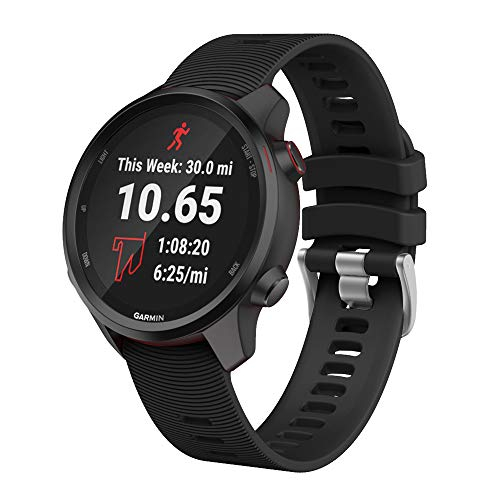 Venta Internacional - Banda De Relojes Isabake Para Garmin Forerunner 245 /245 Música / Forerunner 645 /645 Músi