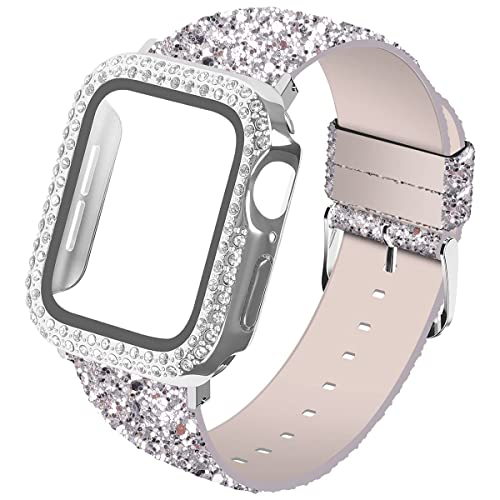 Foto 2 pulgar | Venta Internacional - Wolait Compatible Con Banda De Apple Watch Con Protector De Pantalla De Vidrio 45 Mm 44 Mm