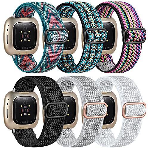 Foto 2 pulgar | Venta Internacional - Banda De Paquete Ouwegaga 6 Compatible Con Bandas Fitbit Sense/fitbit Versa 3 Para Mujeres,