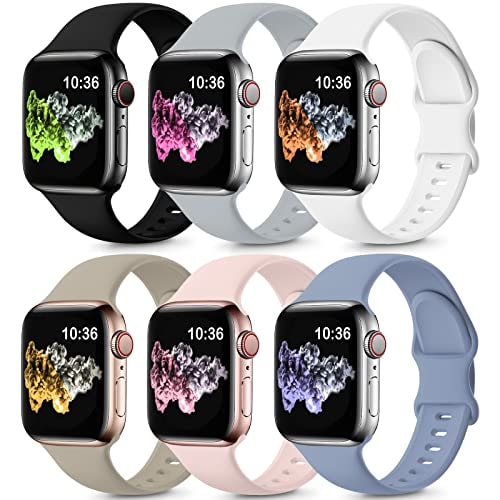 Venta Internacional - 6 Bandas De Paquete Compatibles Con La Banda Apple Watch 38 Mm 41 Mm 42 Mm 44 Mm 45 Mm Men $488