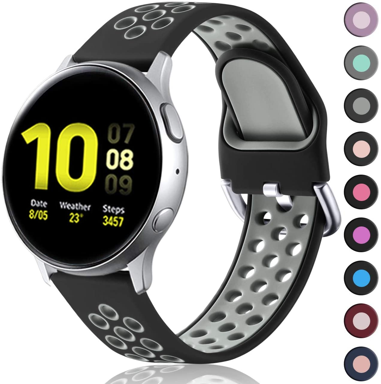 Banda de Reloj Lerobo Compatible para Samsung Galaxy Active 2 -Venta Internacional