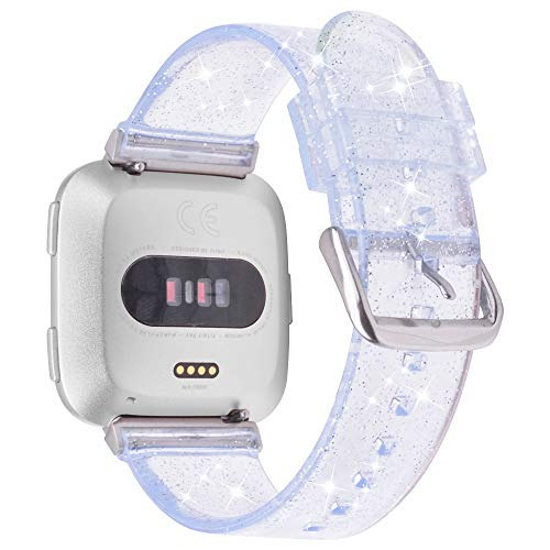 Foto 2 pulgar | Banda Iiteeeely Transparente Compatible con Bandas de Fitbit Versa Banda Clear Soft TPU - Venta Internacional