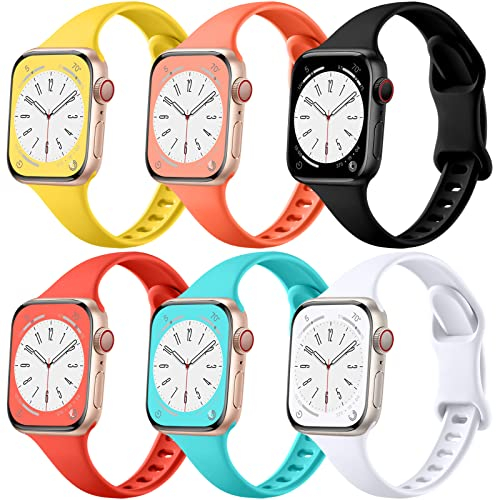 Foto 2 pulgar | Correa Lerobo Multicolor para Apple Watch 38 - 45 mm 6 Piezas - Venta Internacional