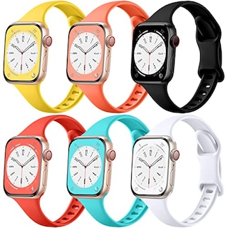 Foto 1 | Correa Lerobo Multicolor para Apple Watch 38 - 45 mm 6 Piezas - Venta Internacional
