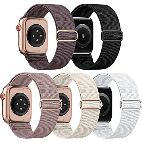 Foto 1 | Banda para Reloj Compatible Apple Watch 38/41/42/44/45 mm Eomtam 5 Piezas -Venta Internacional