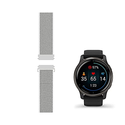 Venta Internacional - Correas De Nylon De Luxuryjoy Compatibles Con Garmin Venu 2 Bandas De Reemplazo De Relojes