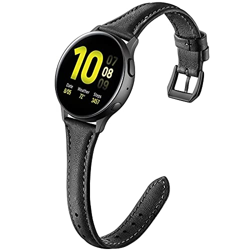 Foto 2 pulgar | Venta Internacional - Bandas De Cuero Geak Compatibles Con Samsung Active 2 Watch 40 Mm 44 Mm Band, Galaxy Watch