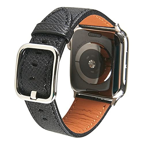 Venta Internacional - Banda De Cuero Epsom De Sonamu New York Compatible Con Apple Watch 38 Mm A 45 Mm, Correa De $1,399