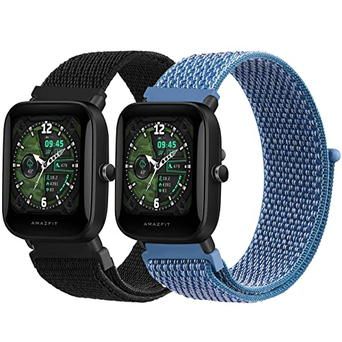 Venta Internacional - Bandas De Nylon De 2 Paquetes Para Amazfit Gts 4 / Gts 4 Mini / Gts 3 / Gts2 / Gts 2e / Gts