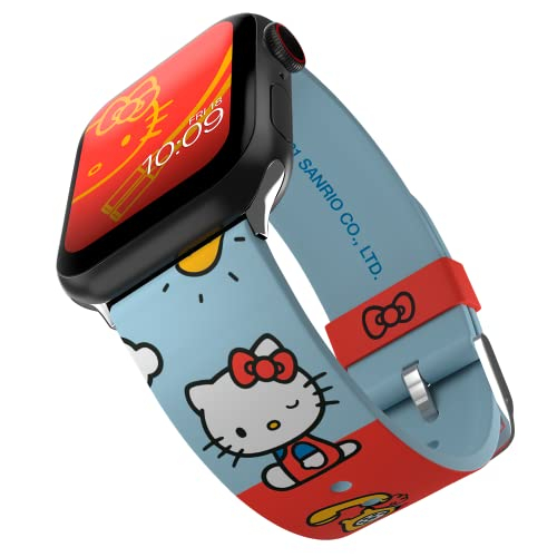 Venta Internacional - Correa para Smartwatch Hello Kitty Vintage Colors Oficialmente con Licencia  No incluye Reloj