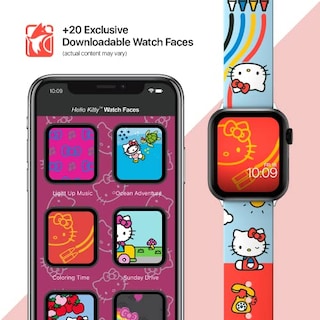 Foto 6 | Venta Internacional - Correa para Smartwatch Hello Kitty Vintage Colors Oficialmente con Licencia No incluye Reloj