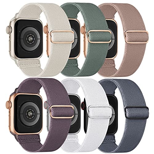 Venta Internacional: Bandas De Bucle En Solitario Elástica Compatibles Con La Banda De Apple Watch 38 Mm 40 Mm D $514