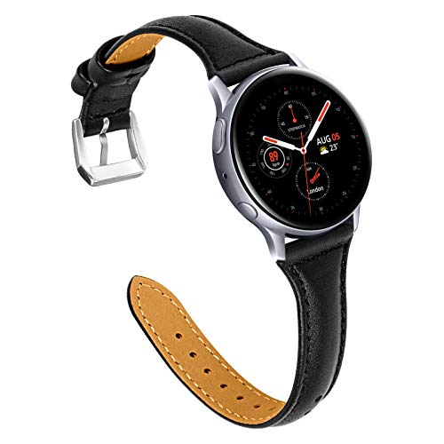 Foto 2 pulgar | Venta Internacional - Joyozy Compatible Con Samsung Galaxy Active 2 Watch Band 40 Mm 44 Mm, Banda De Cuero Genuina