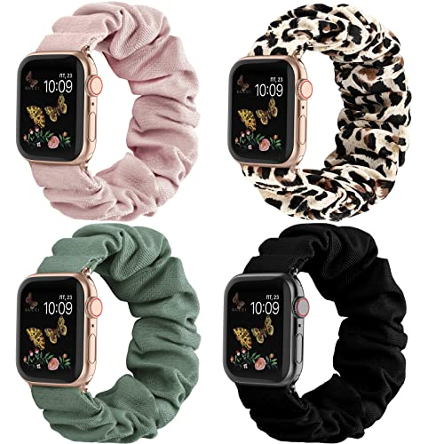 Foto 2 pulgar | Venta Internacional - Recoppa Compatible Para Apple Watch Band Scrunchie 38 Mm 40 Mm 41 Mm 42 Mm 44 Mm 45 Mm Lind