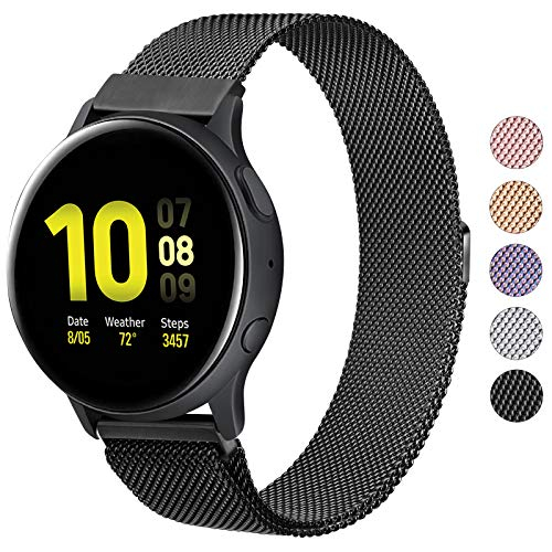 Foto 2 pulgar | Venta Internacional - Bandas De Metal Wanme Para Samsung Galaxy Watch Active 2 Band, Galaxy Watch 4 / Galaxy Watc