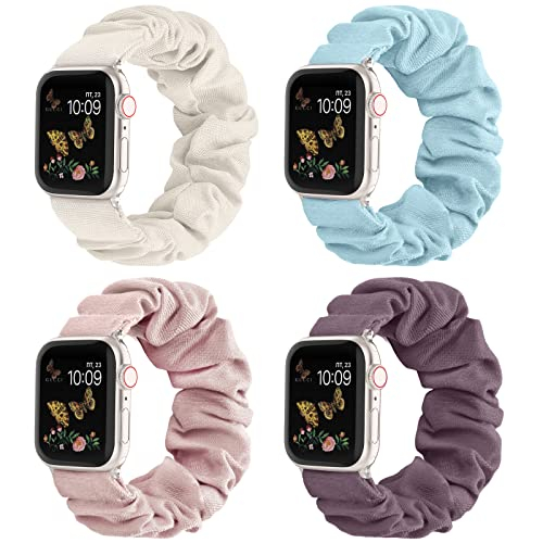 Foto 2 pulgar | Banda Scrunchie Recoppa Compatible con Apple Watch 38/40/41/42/44/45 mm Venta Internacional