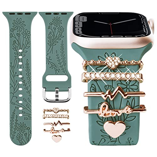 Charms y Banda de Reloj Oratyfan Compatible con Apple Watch Band 38 x 41 mm - Venta Internacional