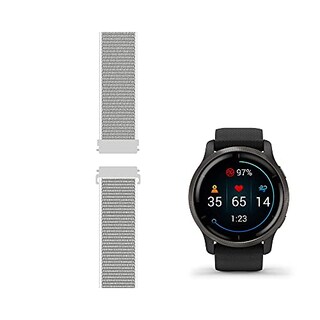Foto 1 | Correa LuxuryJoy Plateado para Garmin Venu 2s-Venta Internacional
