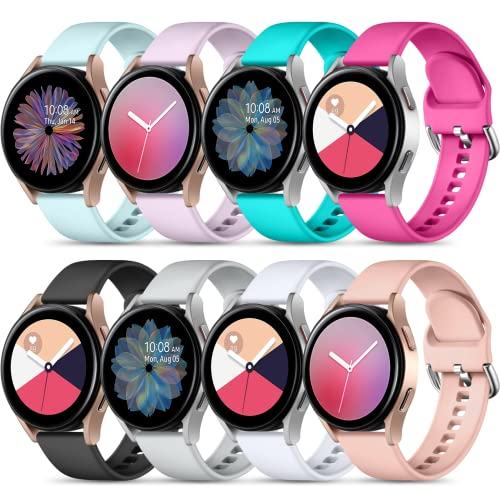 Foto 2 pulgar | Bandas para Reloj Compatibles con Samsung Galaxy Watch 4 Band Maledan 8 Pack - Venta Internacional