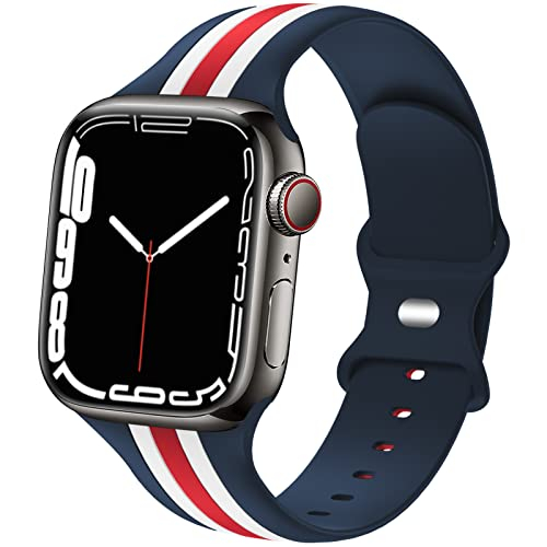 Foto 2 pulgar | Venta Internacional - Bandas Deportivas De Diseño Compatibles Con La Banda Apple Watch 38 Mm 41 Mm 42 Mm 44 Mm 4