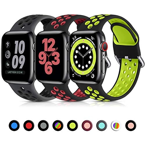 Venta Internacional - Lerobo 3 Bands Sport Sport Compatibles Con Apple Watch 45 Mm 42 Mm 44 Mm 49 Mm, Correa Depo $483