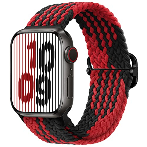 Foto 2 pulgar | Venta Internacional - Qimela Stretchy Solo Loop Strap Compatible Para Apple Watch Band 49 Mm 45 Mm 44 Mm 42 Mm Pa