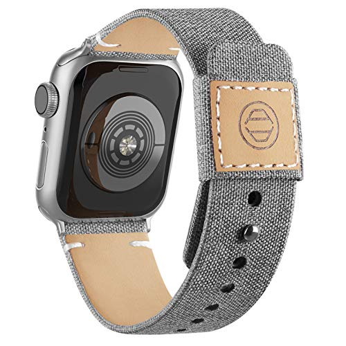 Venta Internacional: Bandas De Tela De Tela Recoppa Compatibles Con Apple Watch 45 Mm 44 Mm 42 Mm, Correa De Lona