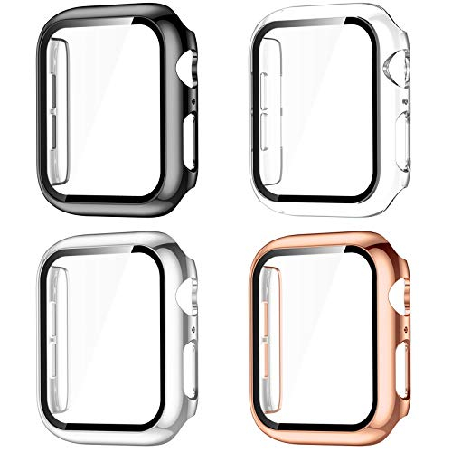 Foto 2 pulgar | Venta Internacional - Geak Compatible Con Apple Watch Case 40 Mm, Protector De Pantalla De Apple Watch 40 Mm, Cob