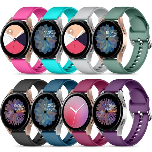 Foto 2 pulgar | Venta Internacional - Banda De Paquete Maledan 8 Compatible Con Samsung Active 2 Watch Bands/galaxy Watch 4 Bandas