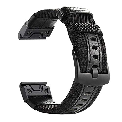 Foto 2 pulgar | Venta Internacional - Yooside Fenix ​​5/fenix ​​6 Watch Band, 22 Mm Rápido Fit Nylon Strap Duradera De P