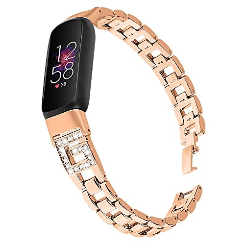 Venta Internacional: Bandas De Metal Ginamart Compatibles Con Bandas De Lujo Fitbit, Ajustable De Reemplazo De Ac $501