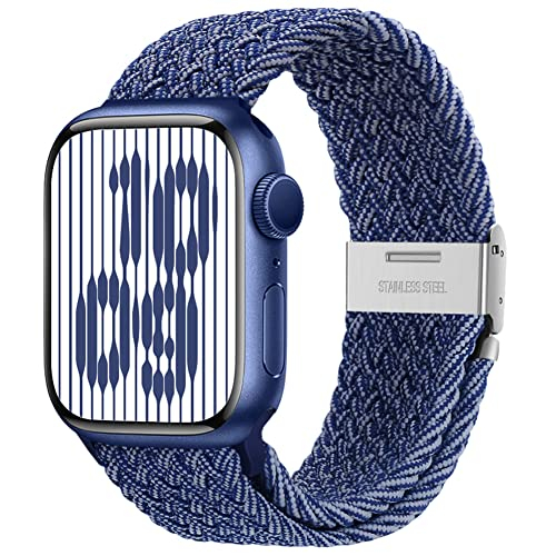 Foto 2 pulgar | Venta Internacional - Qimela Compatible Con Apple Watch Band 49 Mm 45 Mm 44 Mm 42 Mm, Correa De Bucle En Solitari