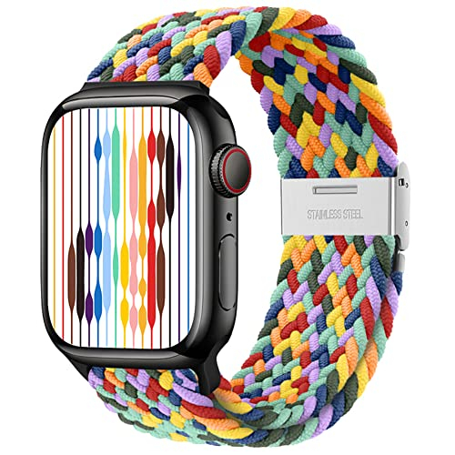 Foto 2 pulgar | Venta Internacional - Qimela Compatible Con Apple Watch Band 41 Mm 44 Mm 38 Mm, Correa De Bucle En Solitario De S