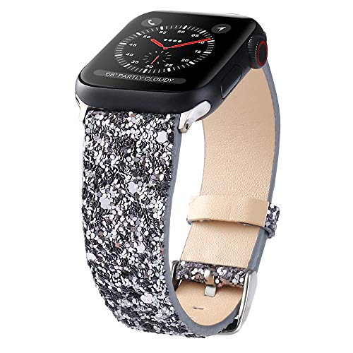 Foto 2 pulgar | Venta Internacional - Bandas Bling Compatibles Con La Banda Apple Watch 38 Mm 44 Mm 42 Mm 44 Mm 45 Mm 49 Mm, Stra