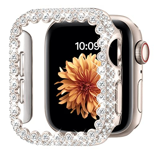 Foto 2 pulgar | Venta Internacional - Case De Parachoques Bling Gagabang Compatible Con Apple Watch Series 8 7 41 Mm, Cubierta De