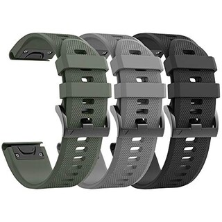 Foto 1 | Venta Internacional - Ancool Compatible Con Fenix 5 Bands Fit Fit Soft Silicone Watch Bands Reemplazo P