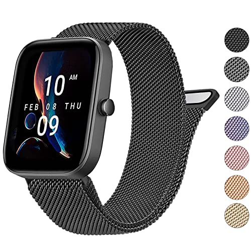 Venta Internacional - Bandas De Metal Wanme Para Amazfit Gts 4 / Gts 4 Mini / Gts 3 / Gts 2 / Gts 2e / Gts 2 Mini