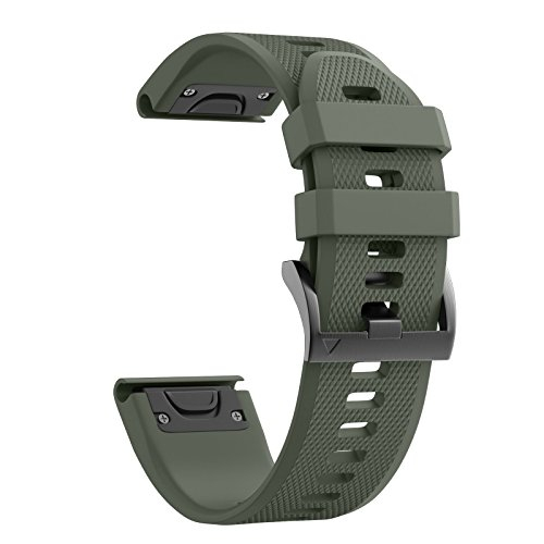 Foto 2 pulgar | Venta Internacional - Ancool Ancool Compatible Con Fenix ​​5 Band Fit Easy Fit 22 Mm De Ancho Soft Silicone B