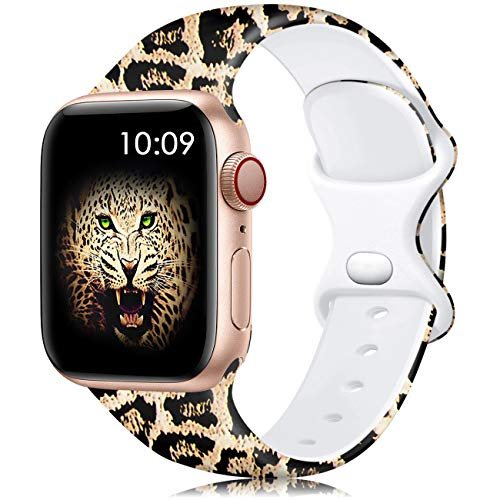 Foto 2 pulgar | Venta Internacional - Lerobo Cheetah Band Compatible Para Bandas De Apple Watch 40 Mm 38 Mm 41 Mm Bandas Iwatch S