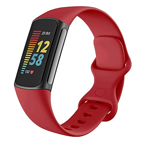 Foto 2 pulgar | Venta Internacional - Banda De Reloj De Silicona Líquida Qimela Compatible Con Fitbit Charge 5 Bandas Para Mujer