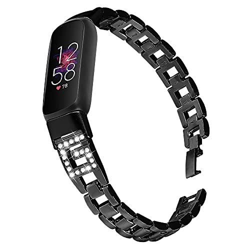 Foto 2 pulgar | Venta Internacional: Bandas De Metal Ginamart Compatibles Con Bandas De Lujo Fitbit, Ajustable Acero Inoxidable A