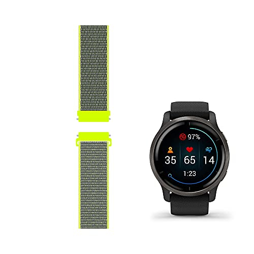 Foto 2 pulgar | Venta Internacional - Correas De Nylon De Luxuryjoy Compatibles Con Garmin Venu 2 Bandas De Reemplazo De Relojes