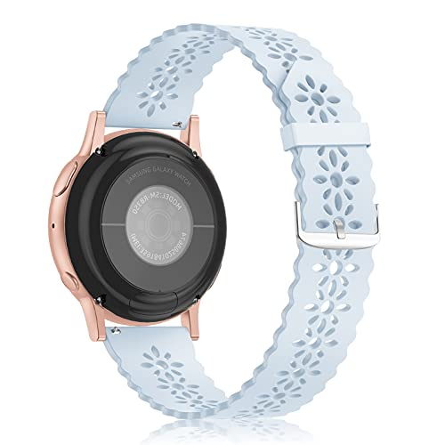 Foto 2 pulgar | Venta Internacional - Banda De Silicona De Encaje Compatible De 20 Mm Para Samsung Galaxy Watch 4 40 Mm 44 Mm/wat