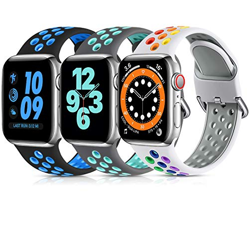 Foto 2 pulgar | Venta Internacional - Banda De Paquete Lerobo 3 Compatible Con Apple Watch 44 Mm 45 Mm 42 Mm 49 Mm 41 Mm 38 Mm 44