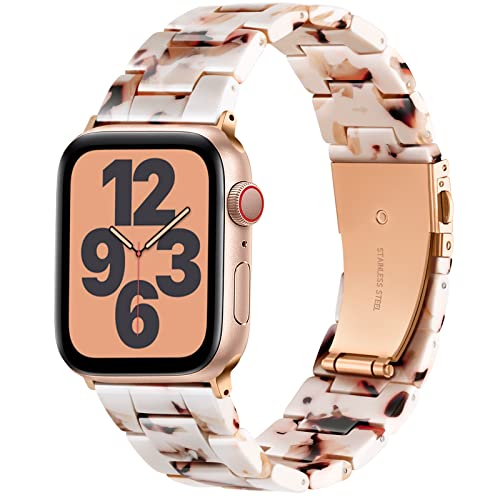 Foto 2 pulgar | Venta Internacional: Geak Compatible Con Bandas De Apple Watch De Resina 40 Mm De 38 Mm 41 Mm Para Mujeres Para H