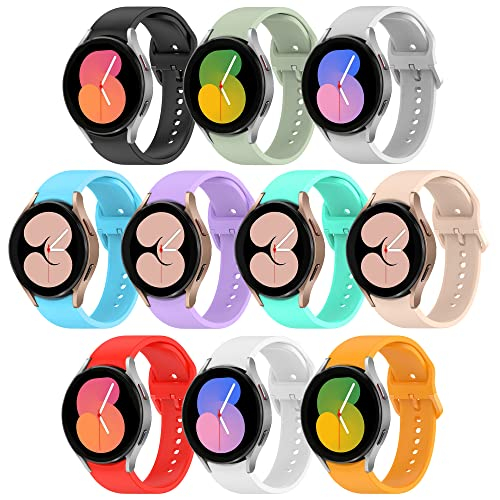 Foto 2 pulgar | Venta Internacional - Hswai 10 Pack Compatible Con Samsung Galaxy Watch5/4 Banda 40 Mm 44 Mm/galaxy Watch5 Pro 45